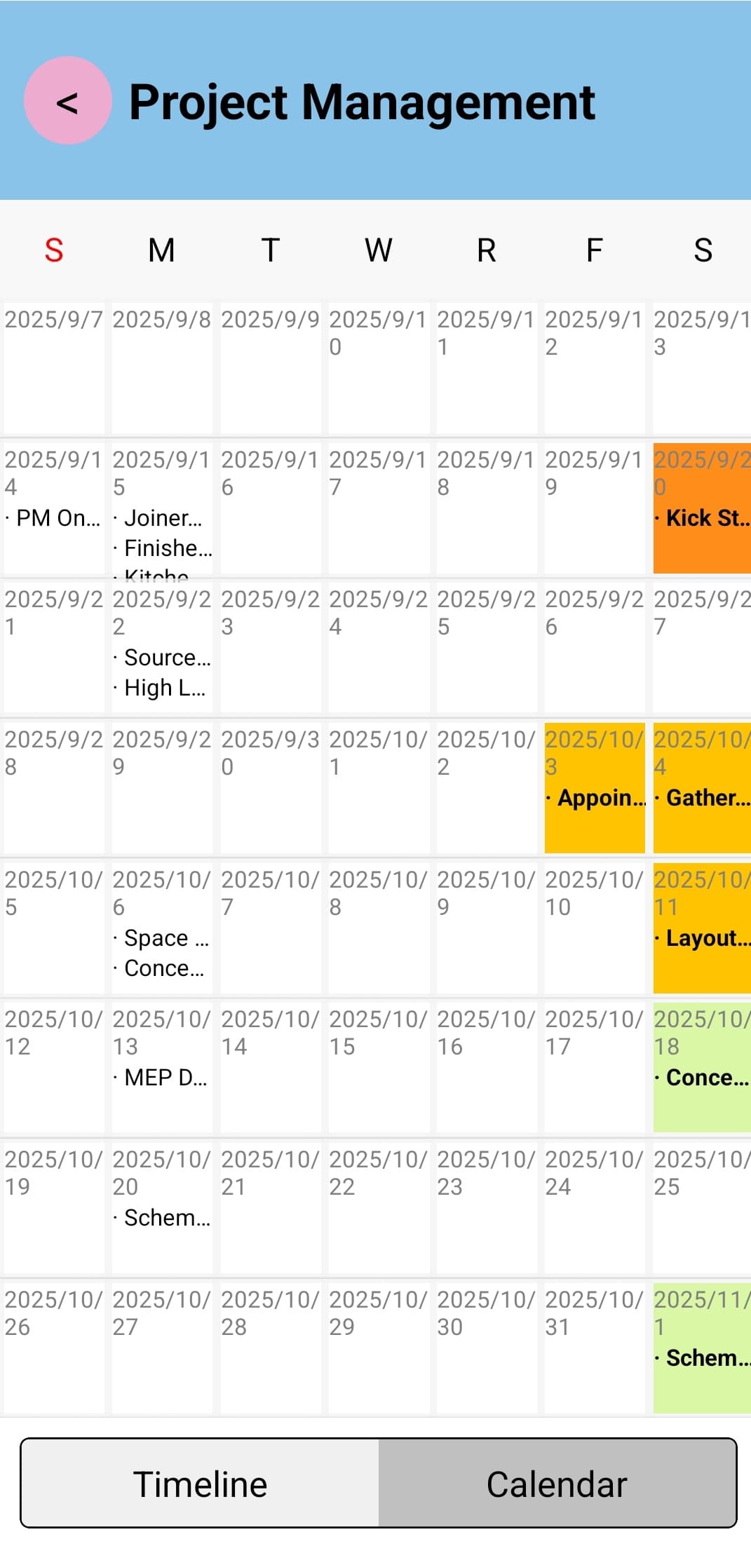 HomePM Live Monitoring dashboard
